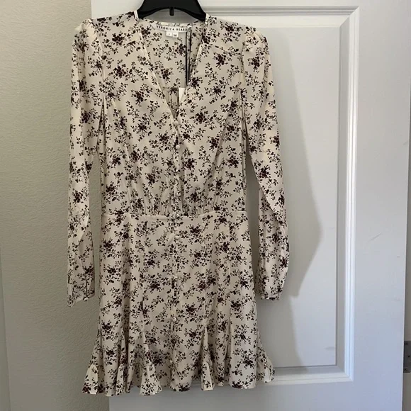 NWT - Veronica Beard Silk Riggins Dress - size 2 - Whitestone multi - Picture 7 of 9